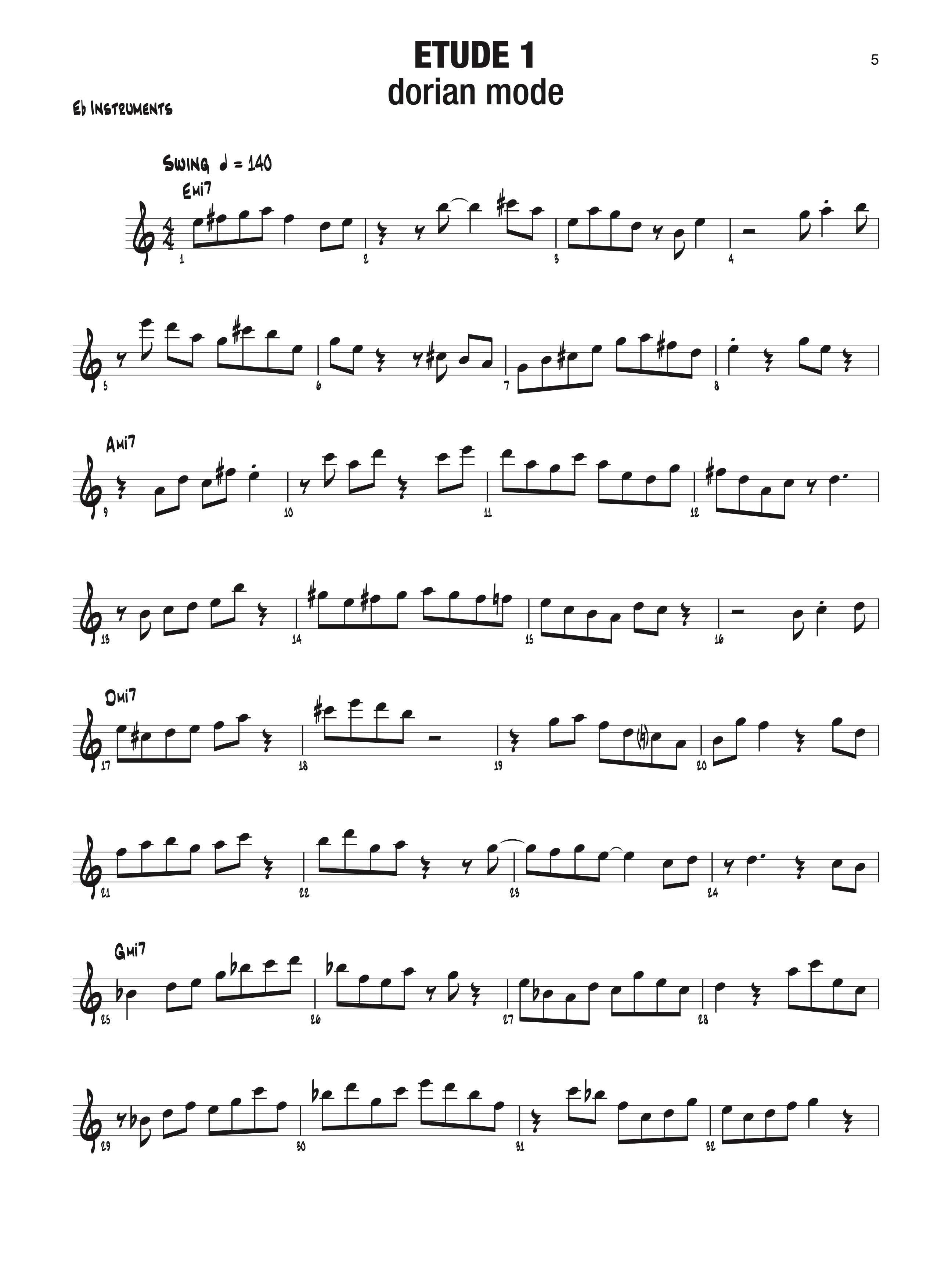 Playing On The Changes Eb