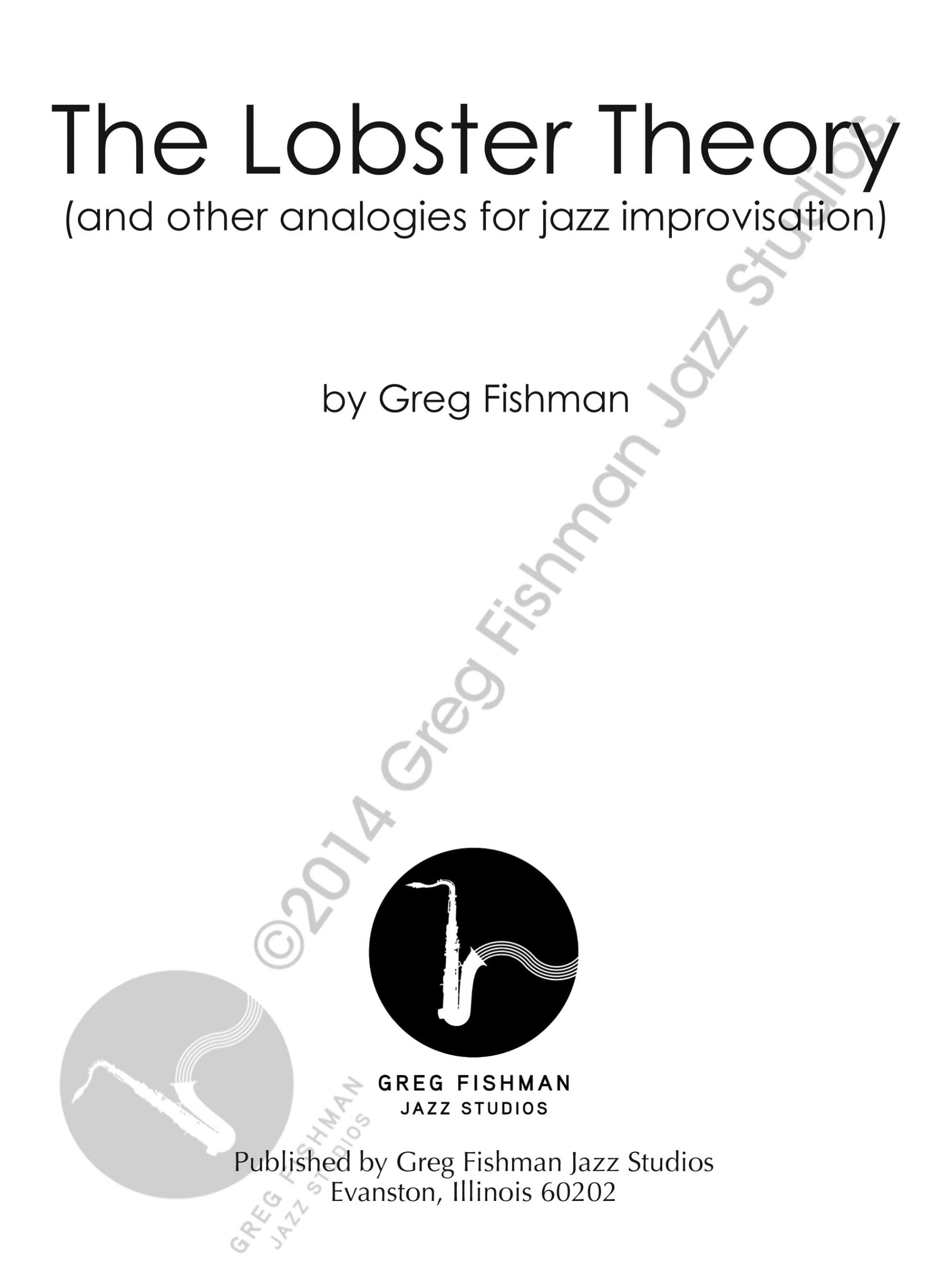 Greg Fishman: The Lobster Theory