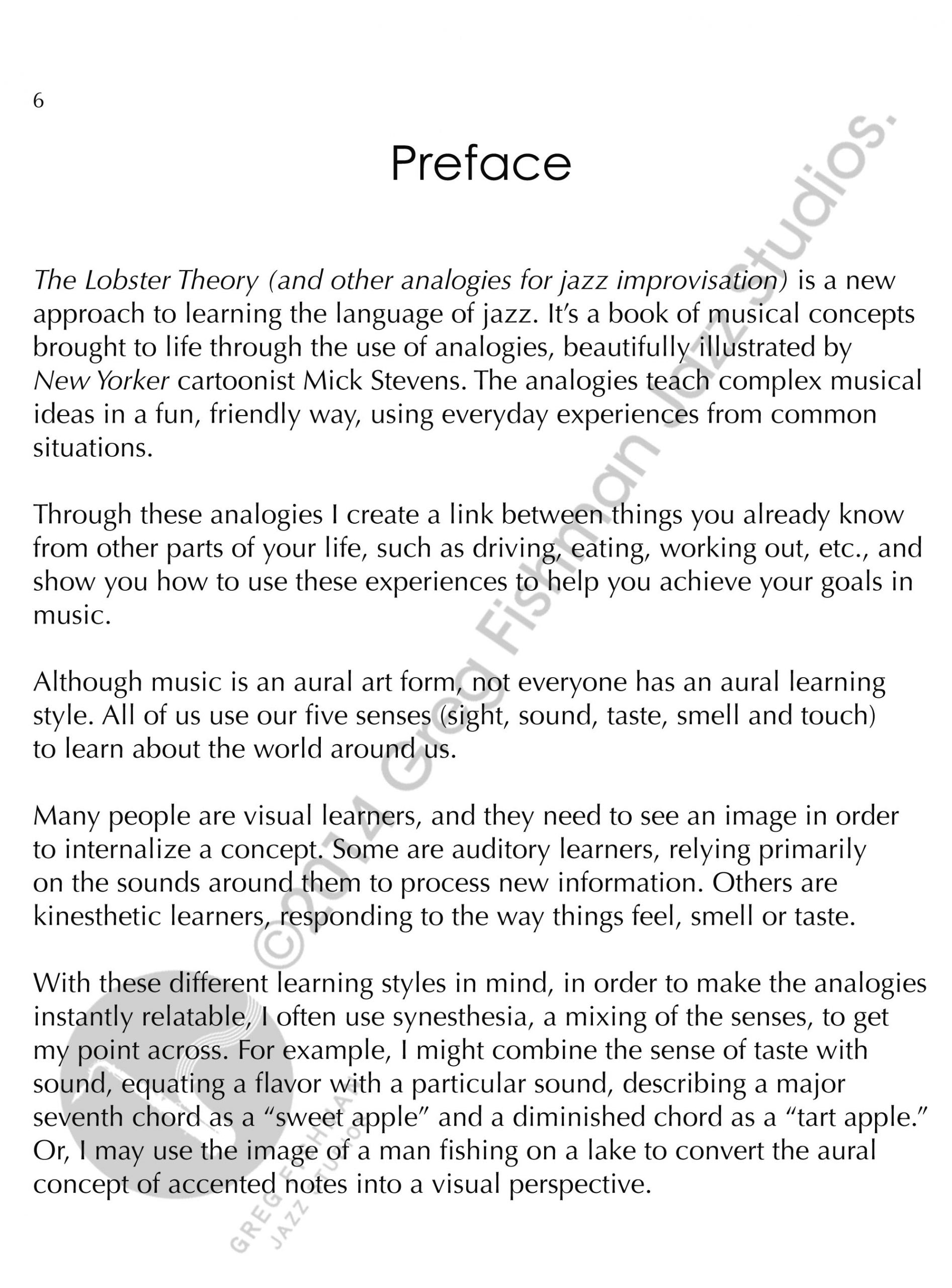 Greg Fishman: The Lobster Theory