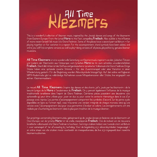 All Time Klezmers Bb klarinet