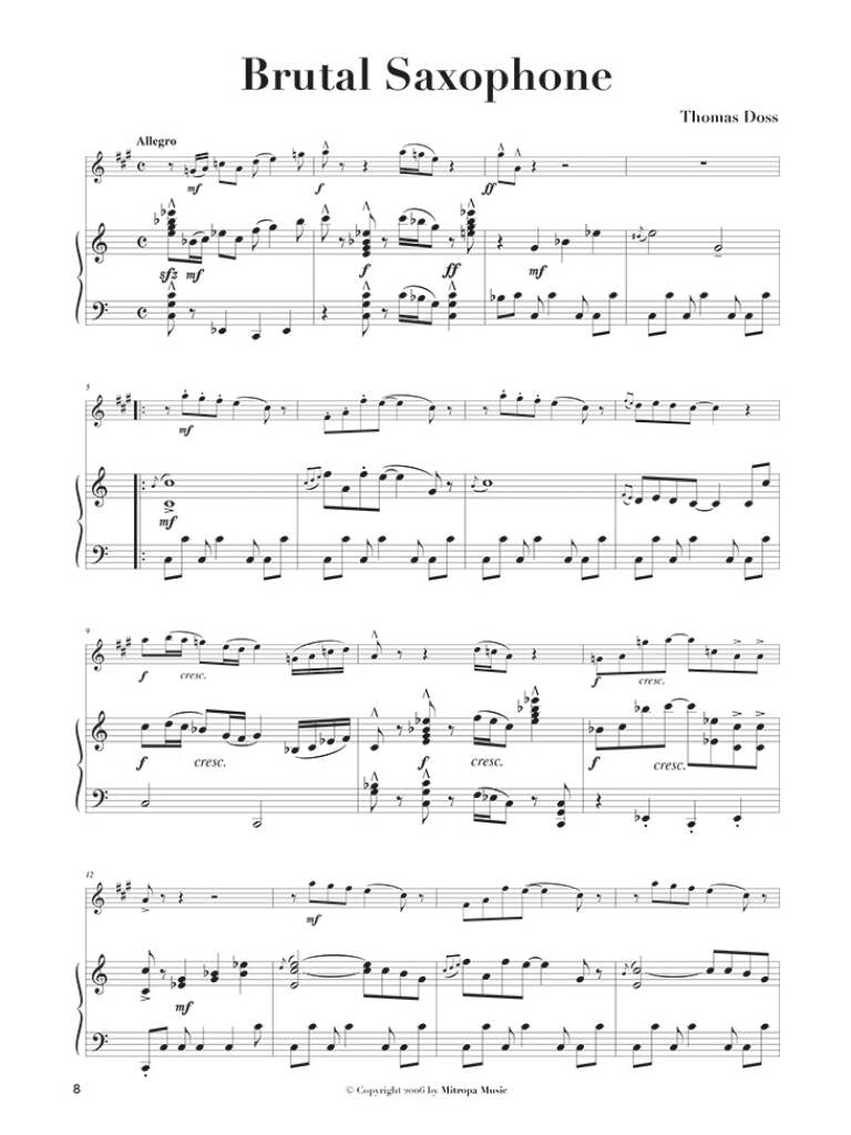 N. Sugawa: Encore Pieces altsax & piano