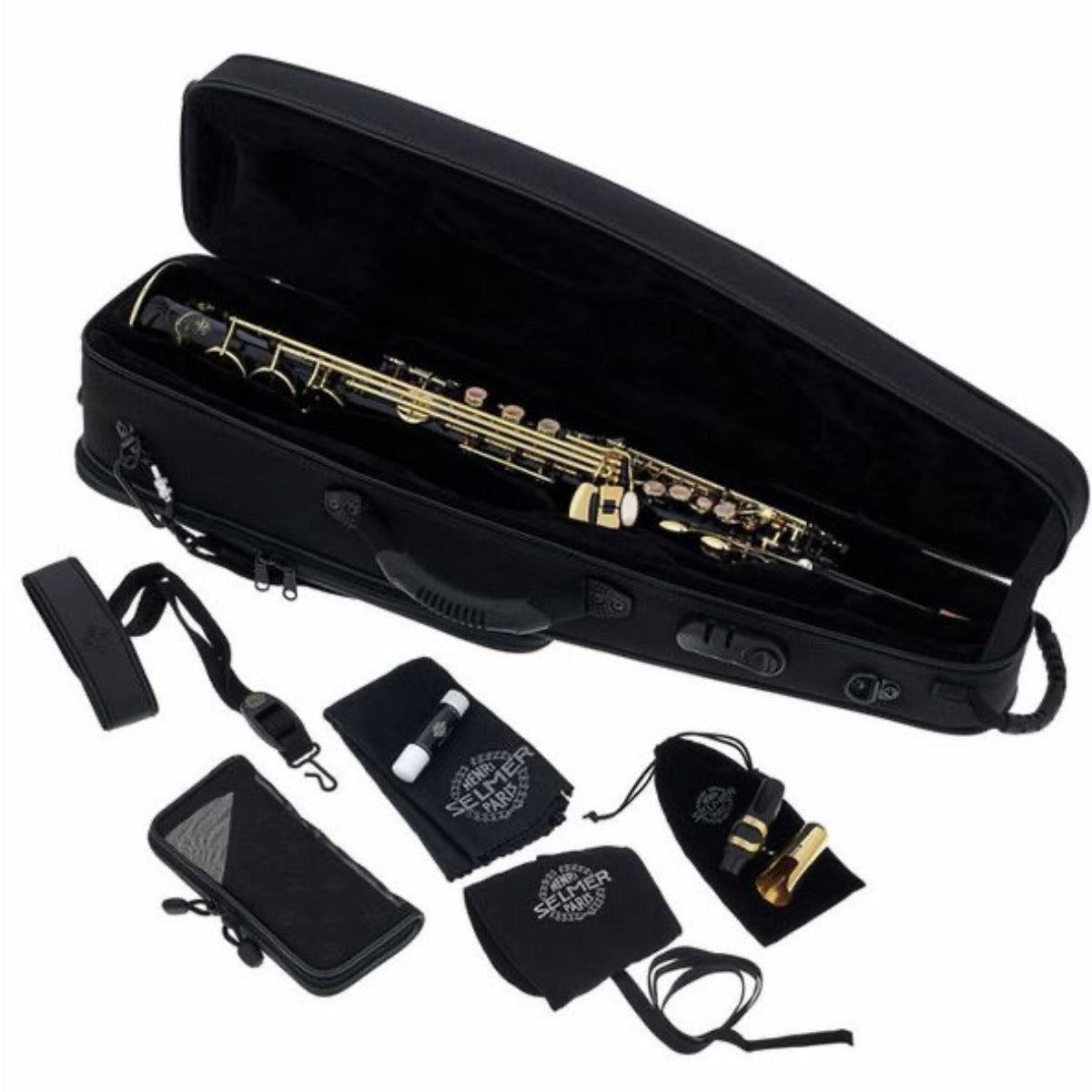 Selmer Paris Super Action 80 Series II zwarte sopraansaxofoon