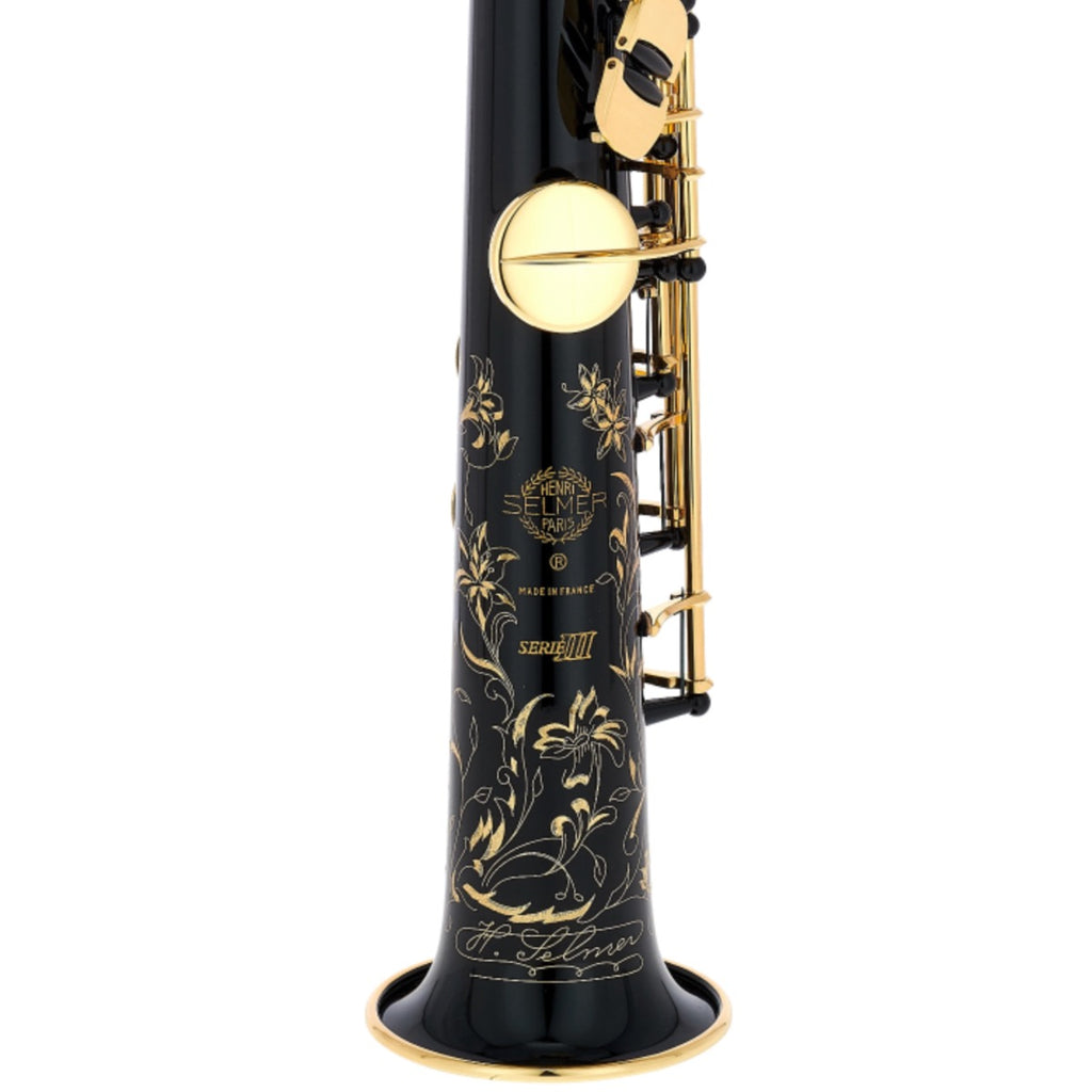 Selmer Paris Series III zwarte sopraansaxofoon