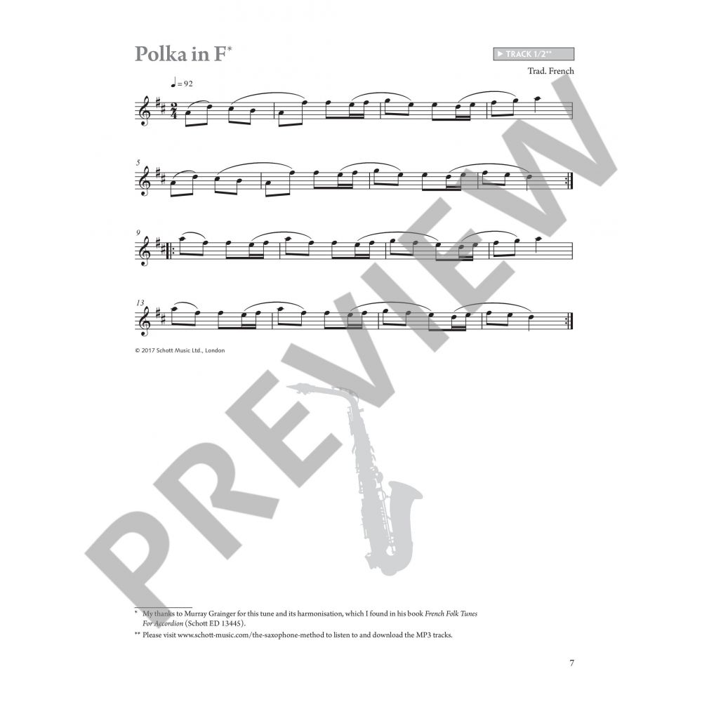 The Saxophone Method Repertoire vol. 2 altsax