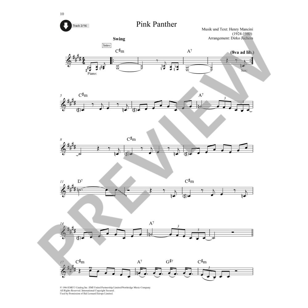 Movie Classics altsax & piano