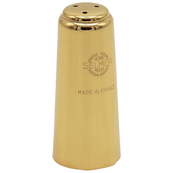 Selmer Paris goud gelakte sopraansax mondstukkap