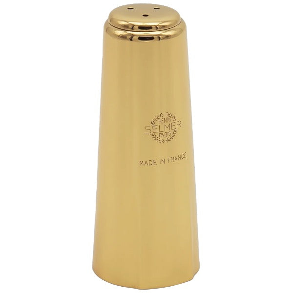 Selmer Paris goud gelakte tenorsax mondstukkap
