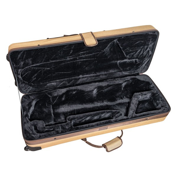 Binnenzijde van de Arnolds & Sons Retro Design baritonsax koffer