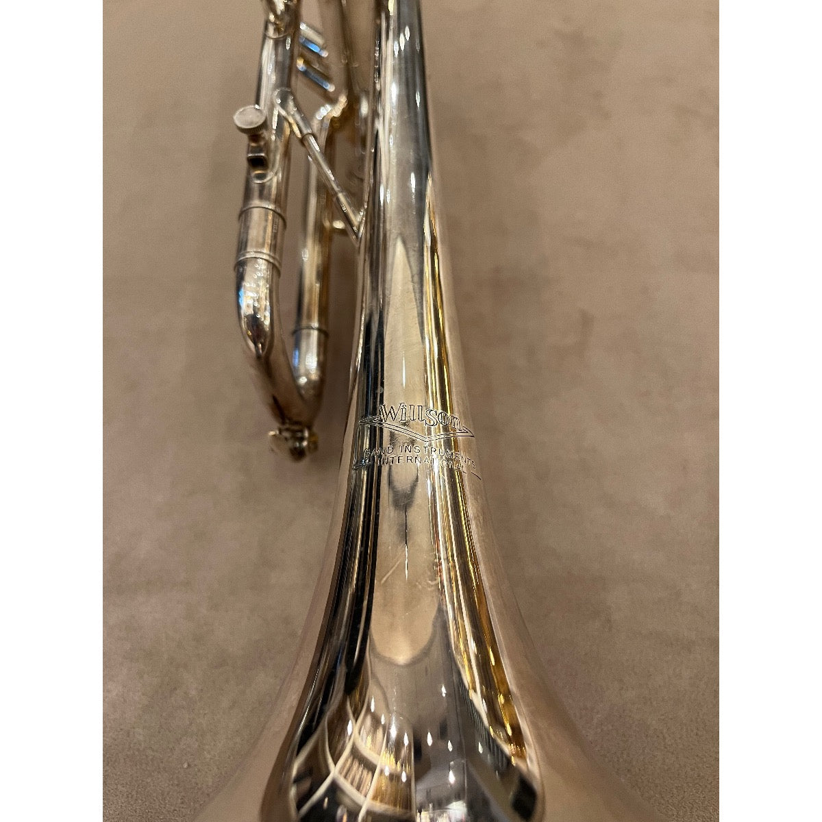 Willson verzilverde Bb trompet 9718