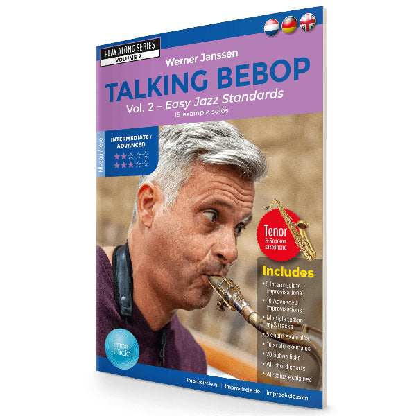 Werner Janssen: Talking Bebop vol. 2 Modal Jazz sopraan- en tenorsax