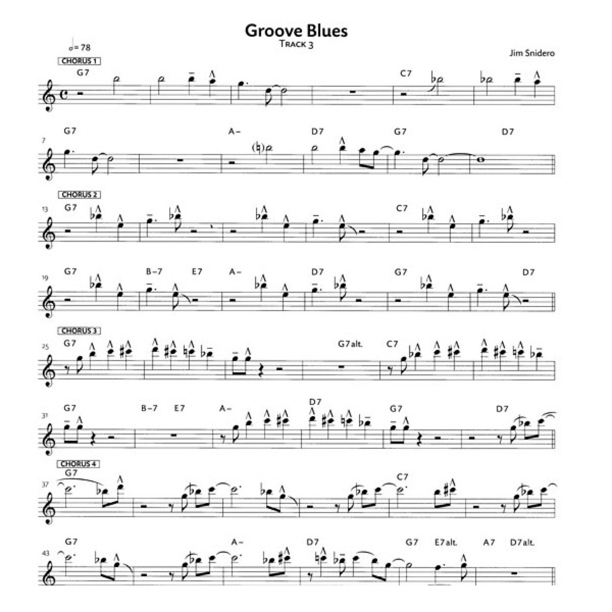 Jim Snidero: Jazz Conception sopraan- & tenorsax