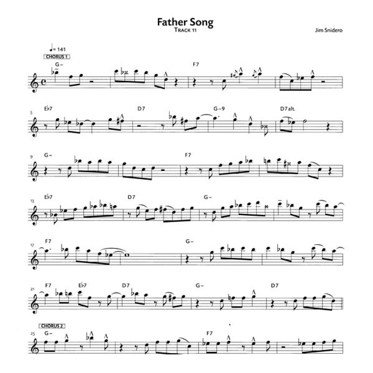 Jim Snidero: Jazz Conception sopraan- & tenorsax