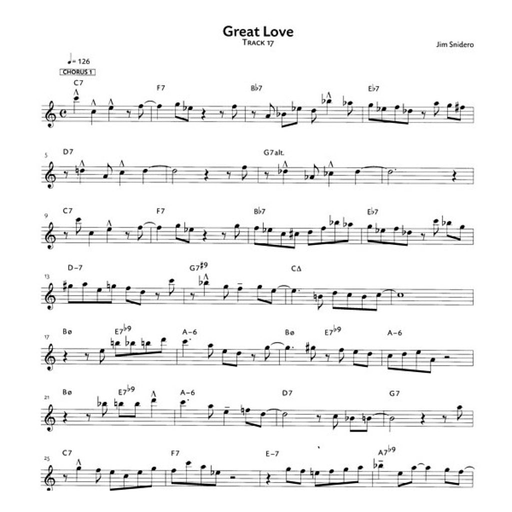 Jim Snidero: Jazz Conception sopraan- & tenorsax