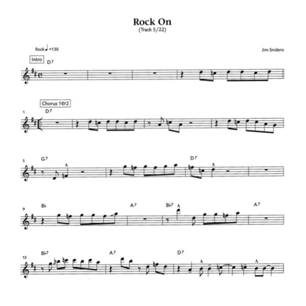 Jim Snidero: Easy Jazz Conception tenor- & sopraansax