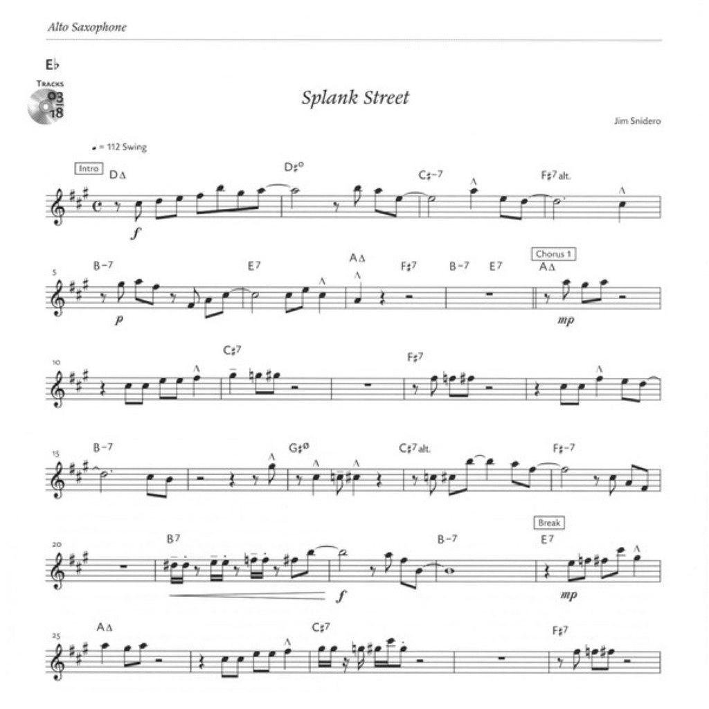 Jim Snidero: Intermediate Jazz Conception alt- & baritonsax