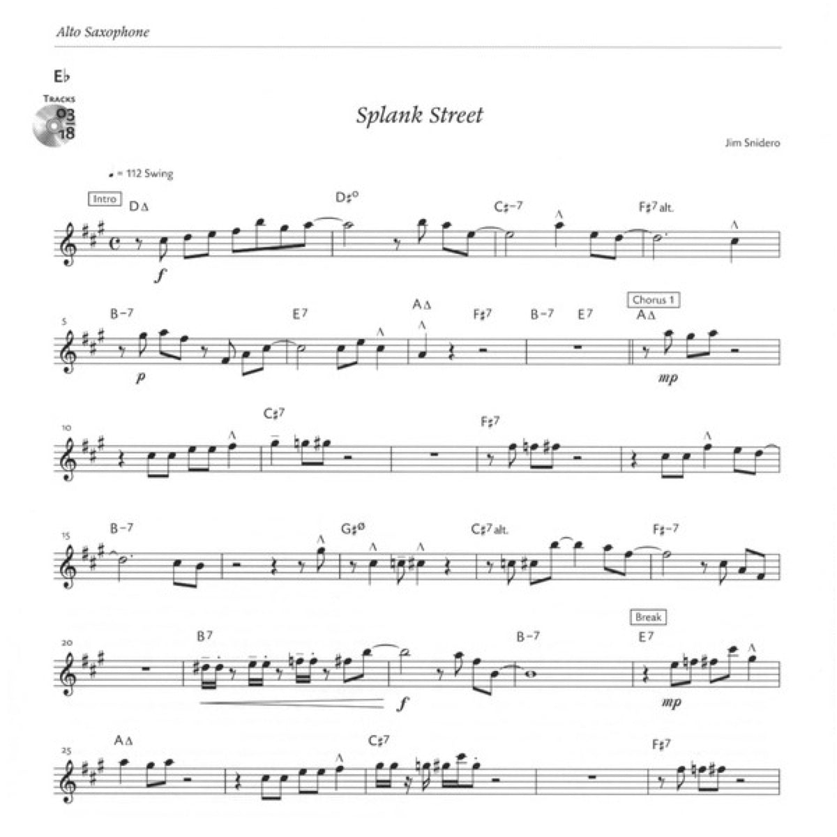 Jim Snidero: Intermediate Jazz Conception alt- & baritonsax