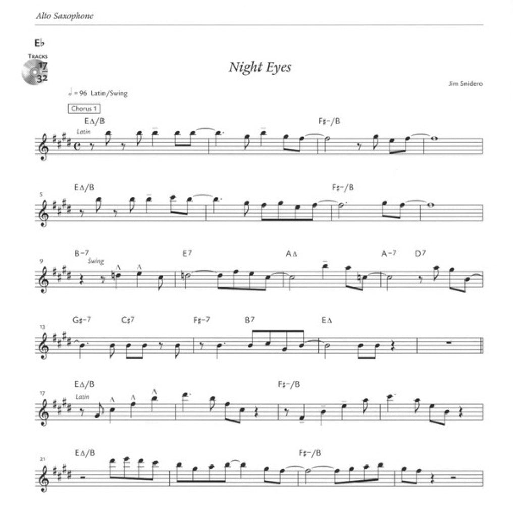 Jim Snidero: Intermediate Jazz Conception alt- & baritonsax