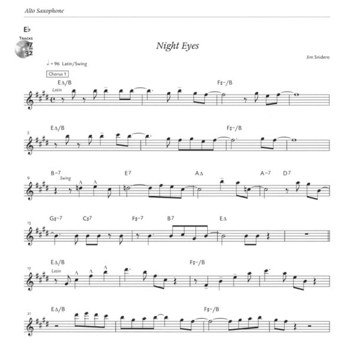 Jim Snidero: Intermediate Jazz Conception alt- & baritonsax