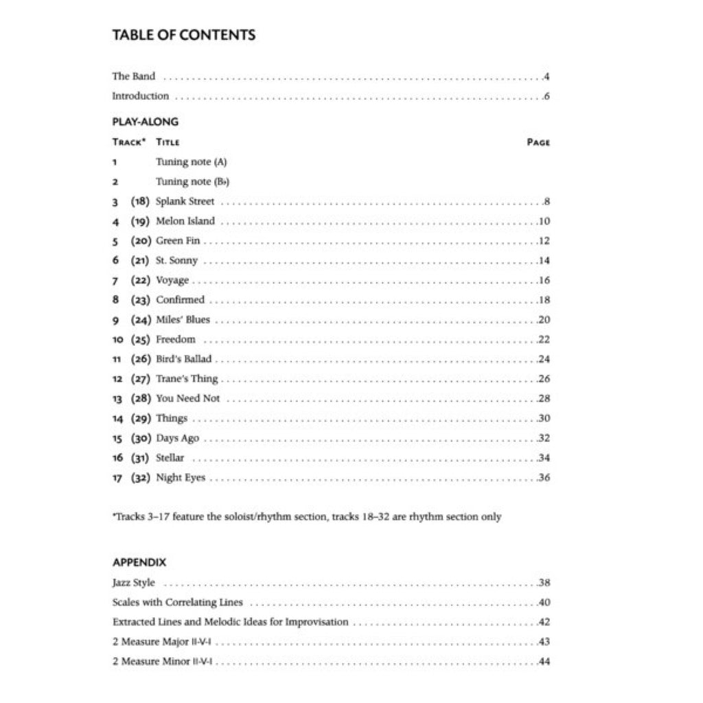 Jim Snidero: Intermediate Jazz Conception tenor-& sopraansax