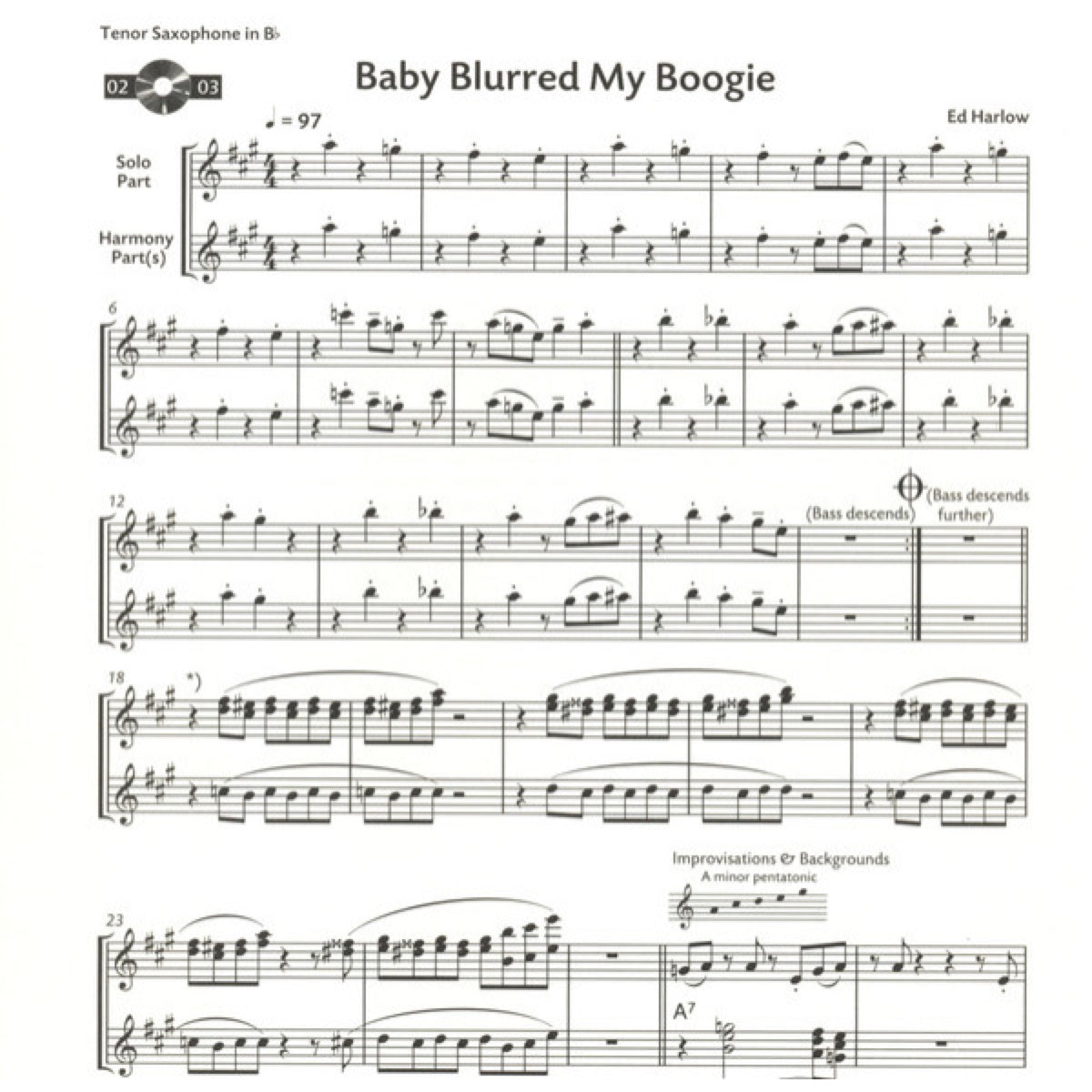 Easy Funk Play-Along tenorsax