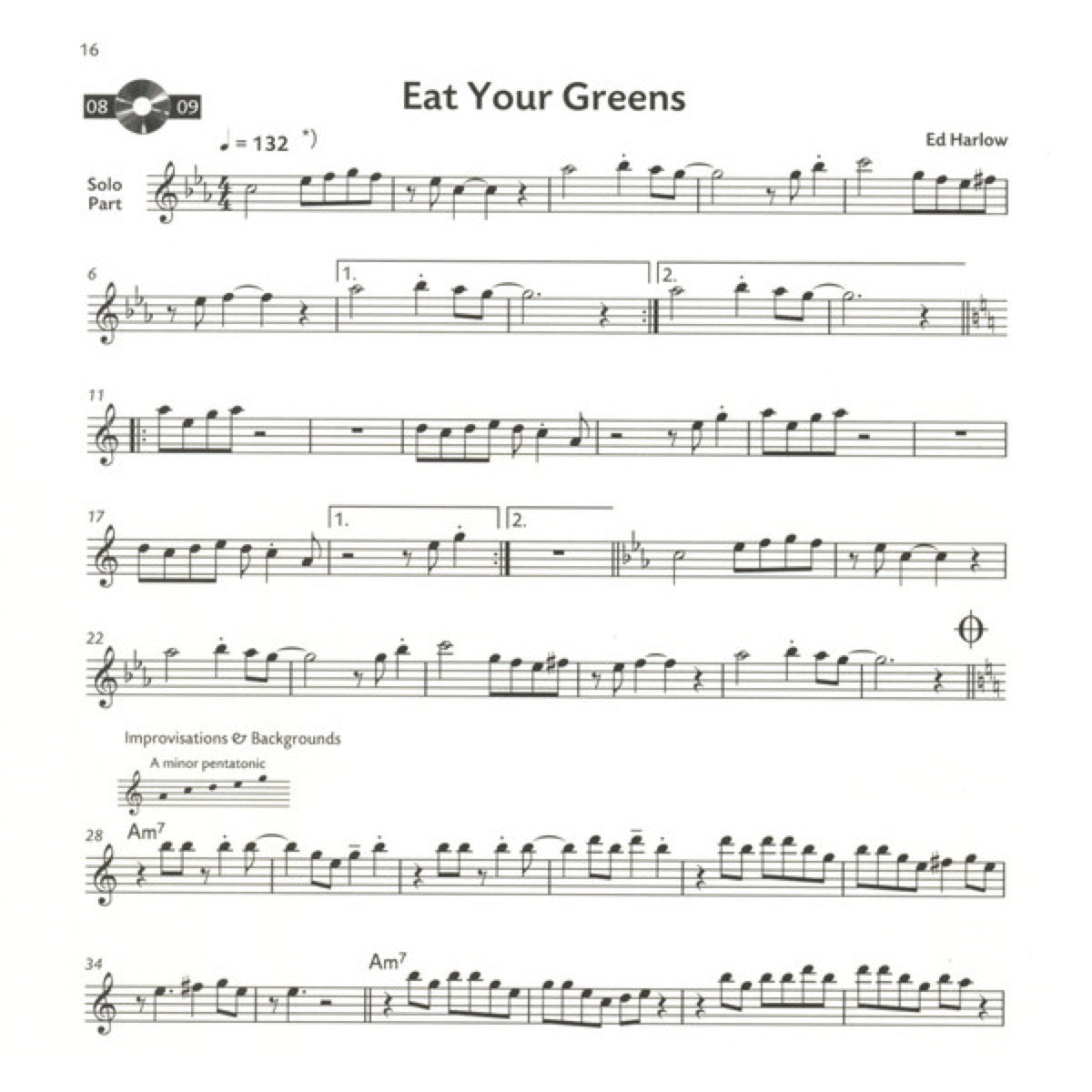 Easy Funk Play-Along tenorsax