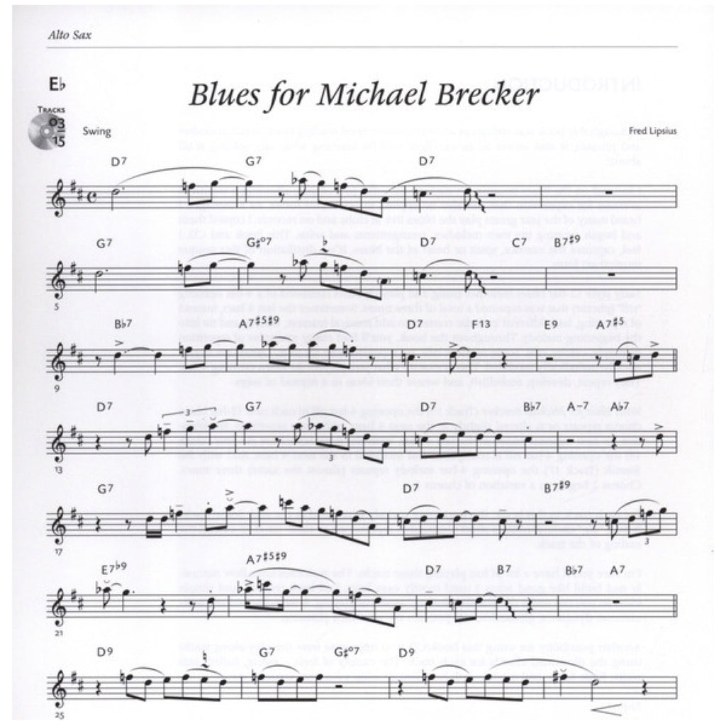Playing Through The Blues altsax