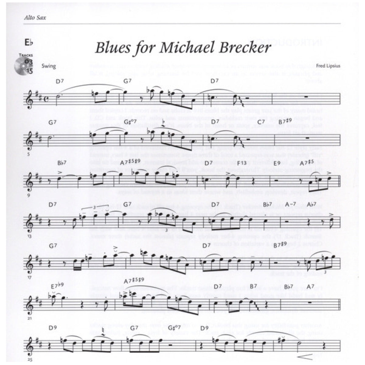 Playing Through The Blues altsax