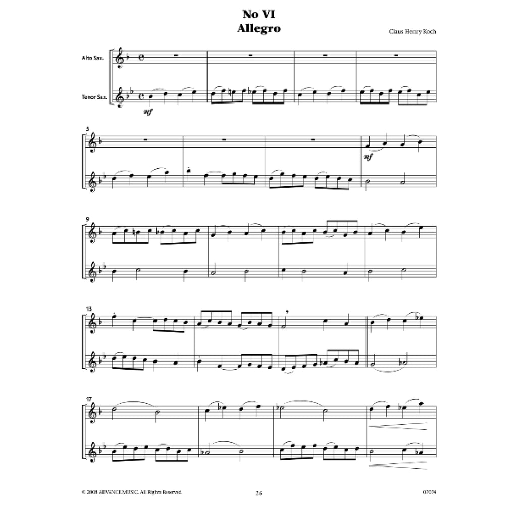 Mainburger Duette alt- & tenorsax