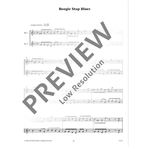 Blues for Two saxofoon