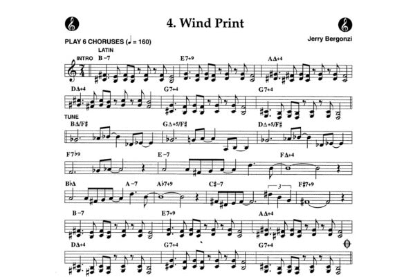 Aebersold vol. 102: Jerry Bergonzi - Sound Advice