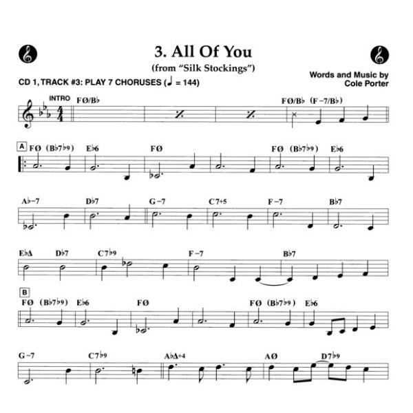 Aebersold vol. 112: Cole Porter - 21 Great Standards