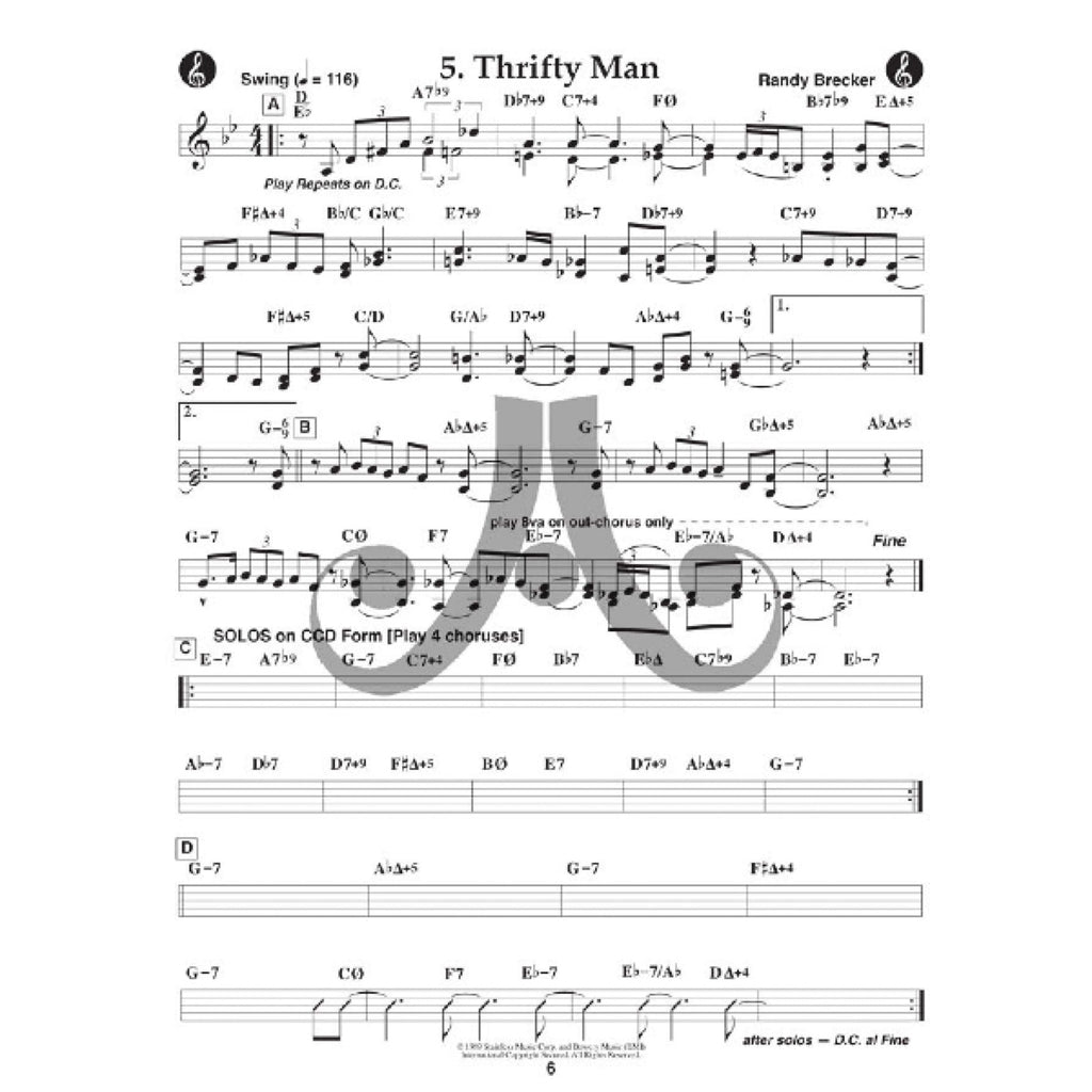 Aebersold vol. 126: Randy Brecker