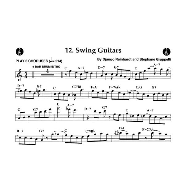 Aebersold vol. 128: Django Reinhardt "Gypsy Jazz"