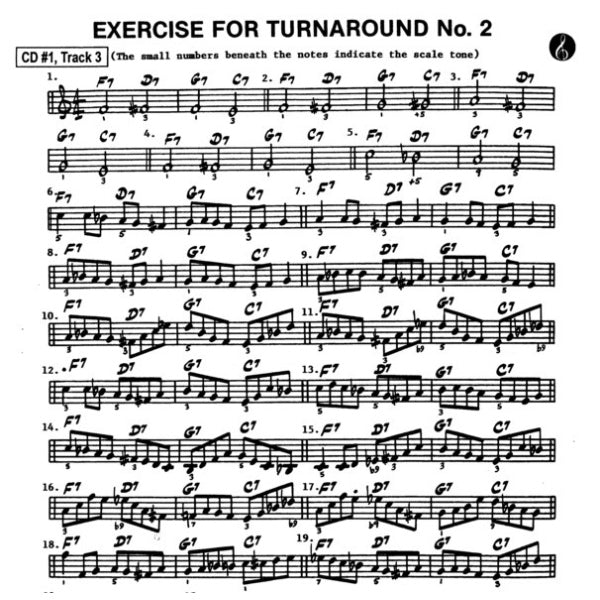 Aebersold vol. 16: Turnarounds Cycles & II/V7s