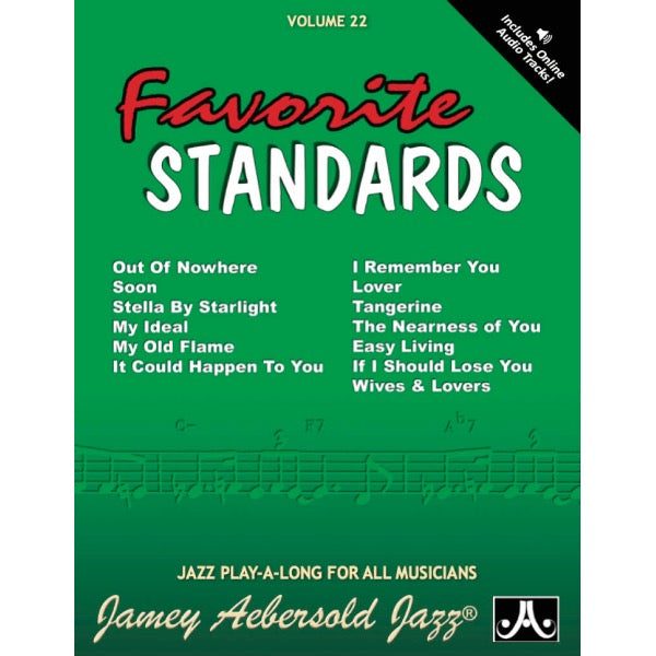 Aebersold vol. 22: Favorite Standards