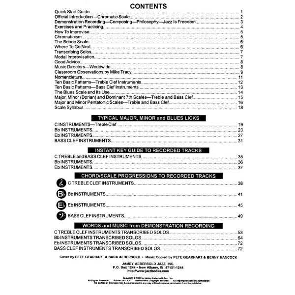 Aebersold vol. 24: Major and Minor