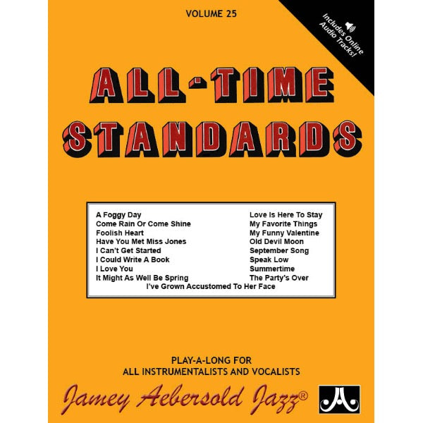 Aebersold vol. 25: All-Time Standards