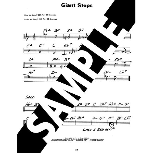 Aebersold vol. 28: John Coltrane