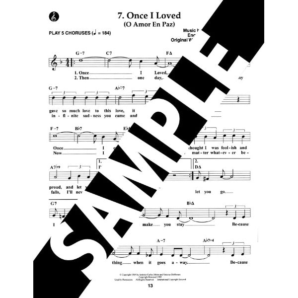 Aebersold vol. 31: Jazz Bossa Novas