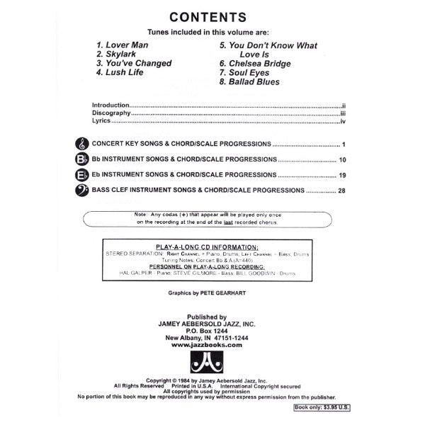 Aebersold vol. 32: Ballads