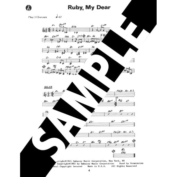 Aebersold vol. 36: Bebop and Beyond