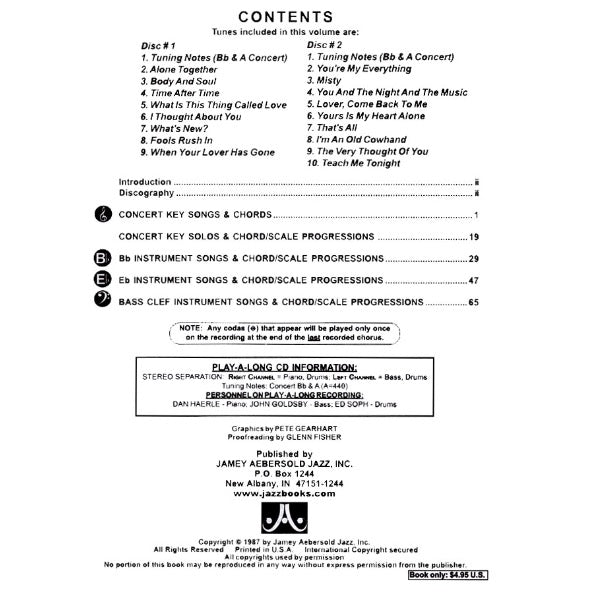 Aebersold vol. 41: Body & Soul