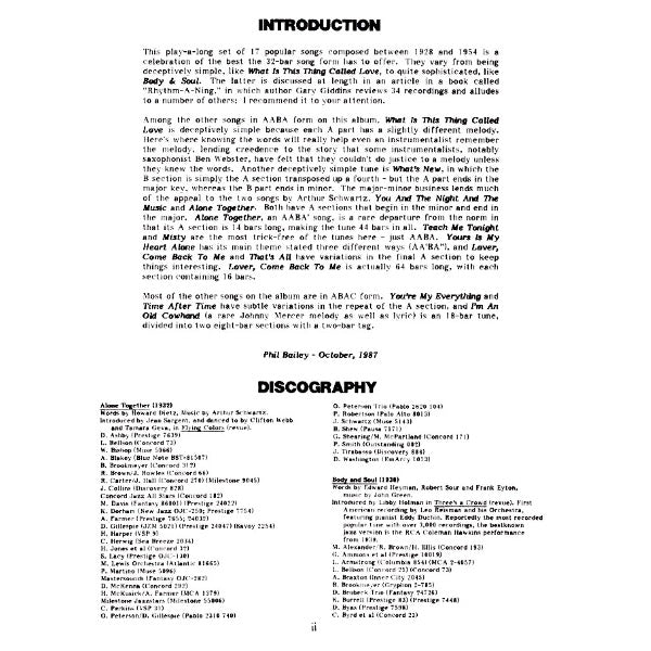 Aebersold vol. 41: Body & Soul