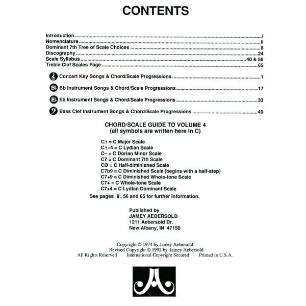 Aebersold vol. 4: Movin' On