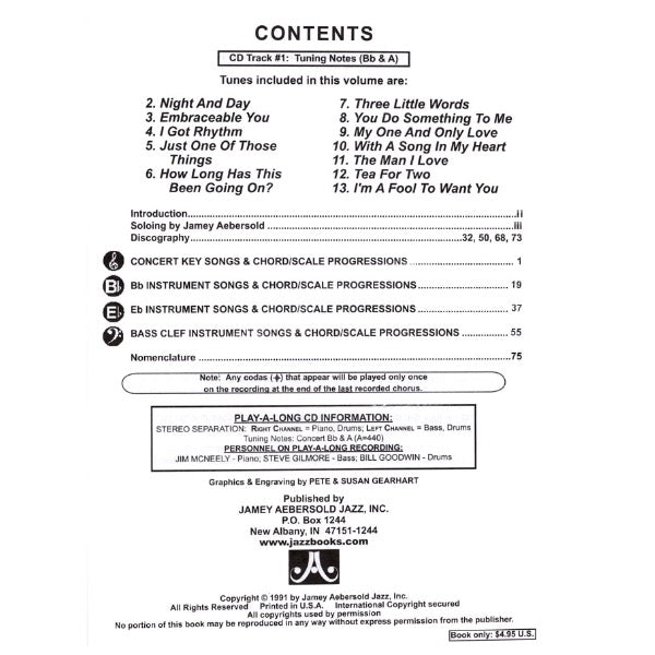 Aebersold vol. 51: Night And Day