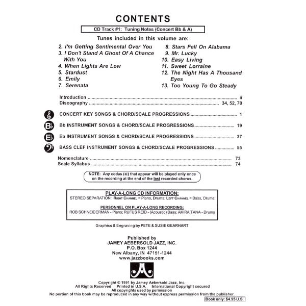 Aebersold vol. 52: Stardust