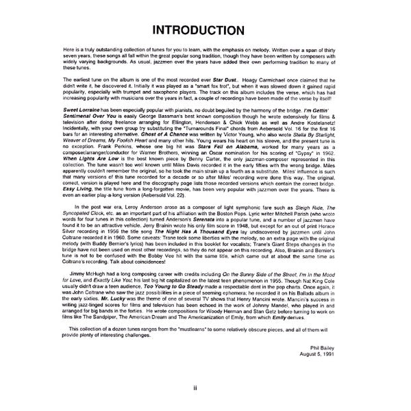 Aebersold vol. 52: Stardust