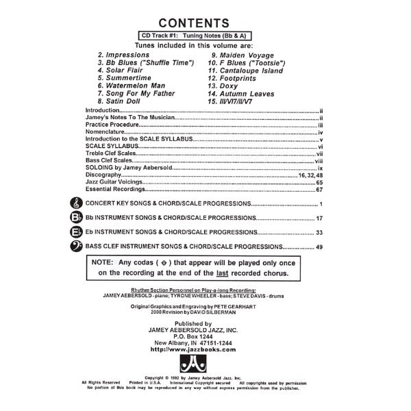 Aebersold vol. 54: Maiden Voyage