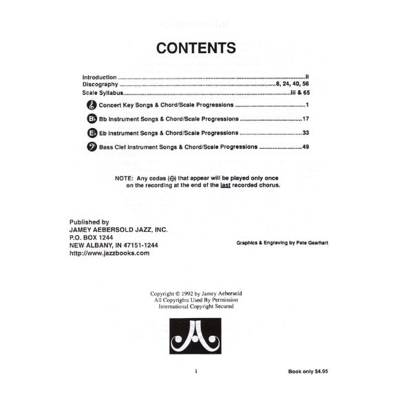 Aebersold vol. 55: Jerome Kern - Yesterdays