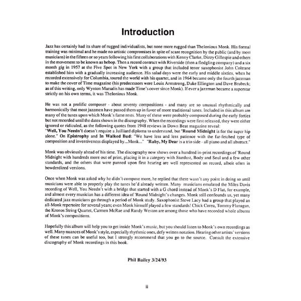 Aebersold vol. 56: Thelonious Monk